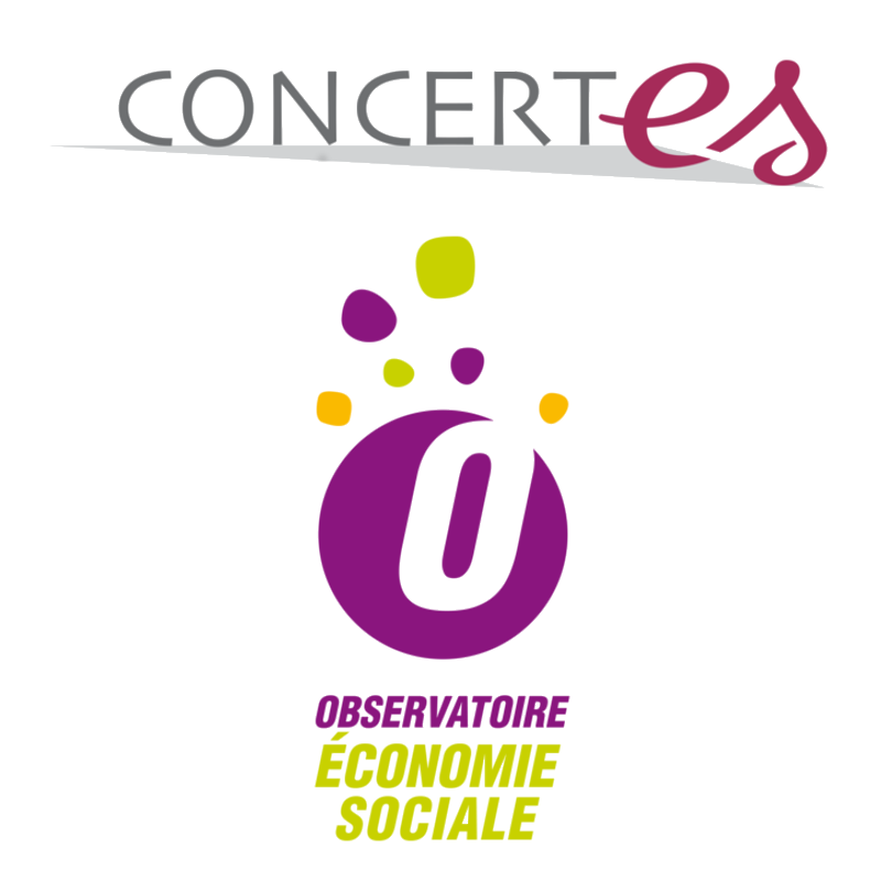 logo ConcertES et Observatoire de l'Economie sociale