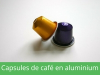 capsule de café en aluminium